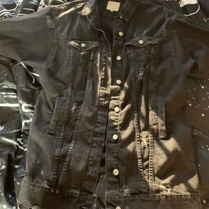 Zara Distressed Denim Jacket